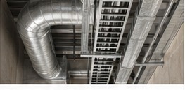 Installed ductwork and air distribution planning for a Los Angeles HVAC project